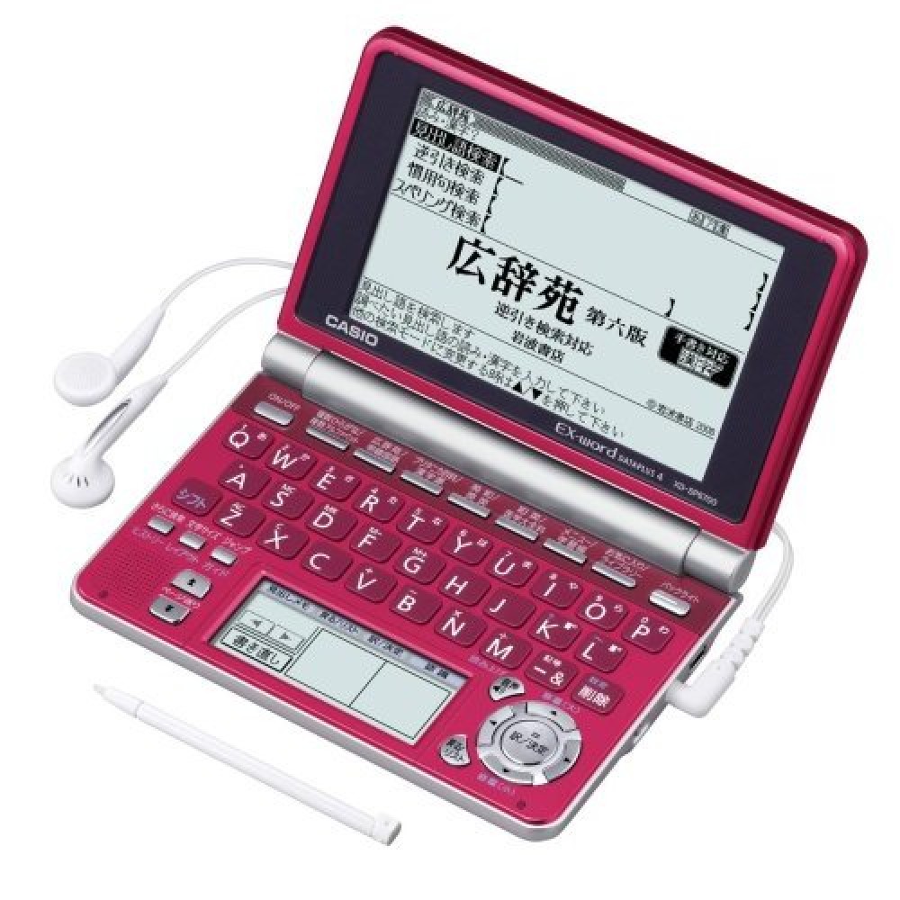 CASIO EX-word XD-SP6700RD General Knowledge Model Japanese English Electronic Dictionary Red