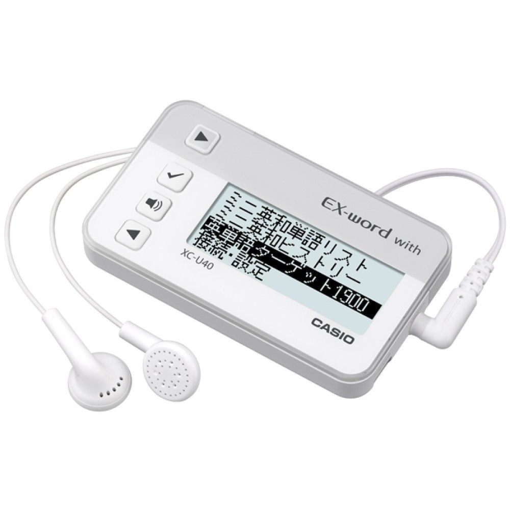 CASIO XC-U40WE Japanese English Digital Memo for Electronic Dictionary XD-U4