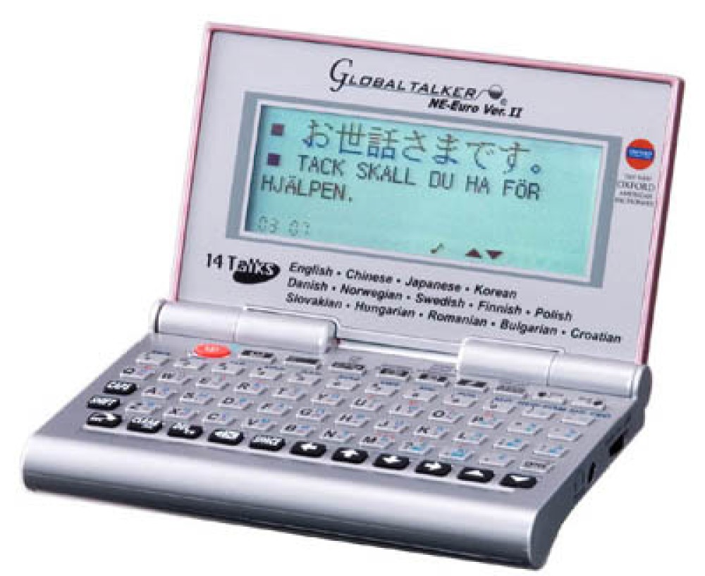 Toko Trading GLOBAL TALKER GT-319R NE-Euro Version II Japanese English Electronic Dictionary